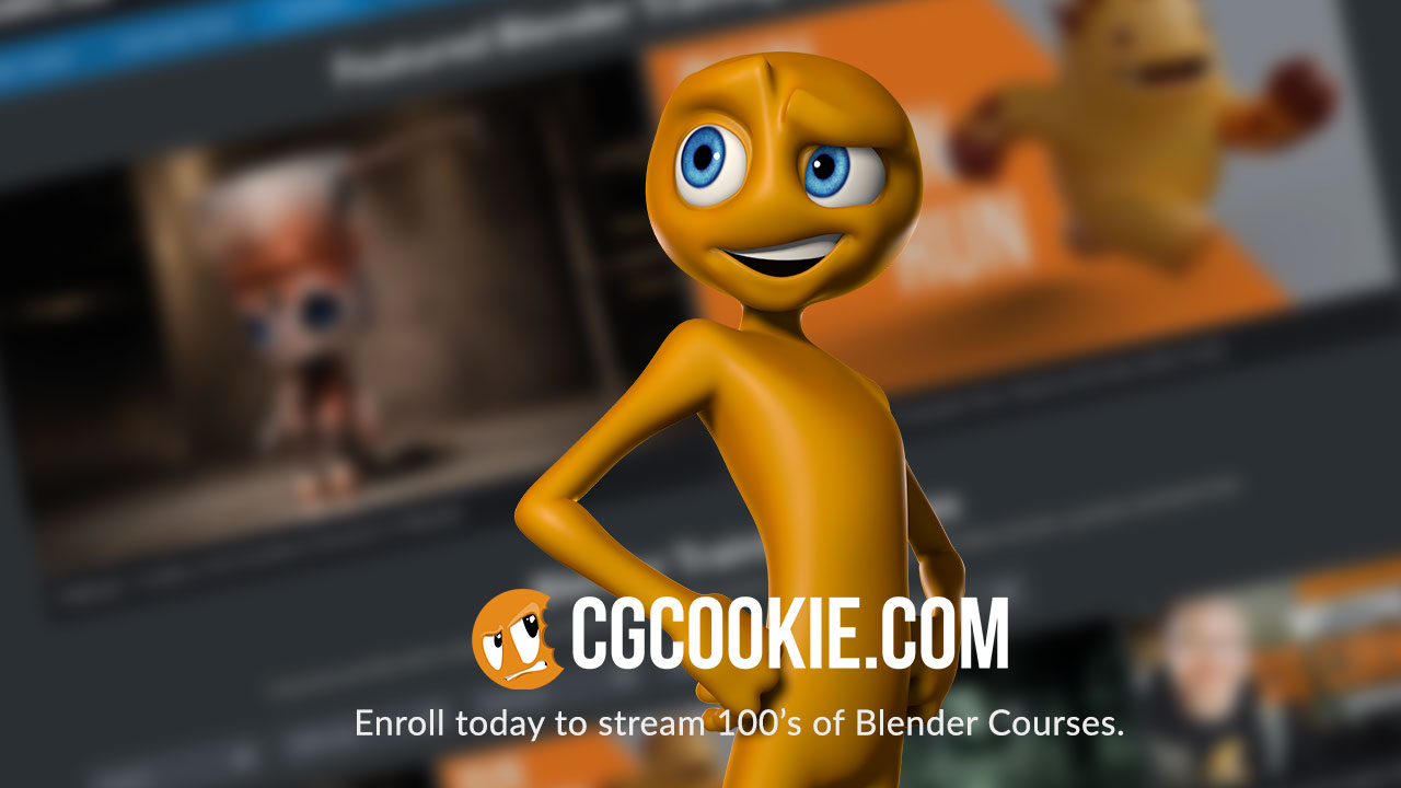 Cover Image for Rentaflop Partners with CG Cookie to Help You Learn Blender